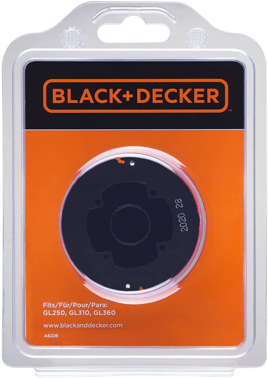 BLACK+DECKER Bobine 6m ⌀1,5mm A6226-XJ