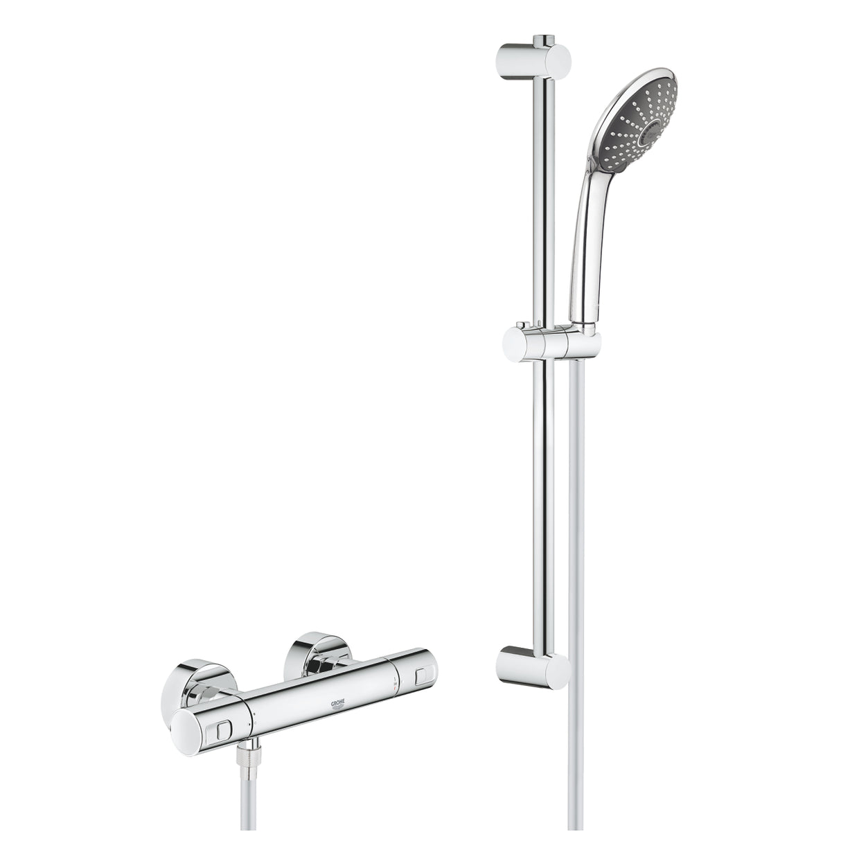 GROHE Set de douche 3 jets avec mitigeur thermostatique Precision Joy 34339000
