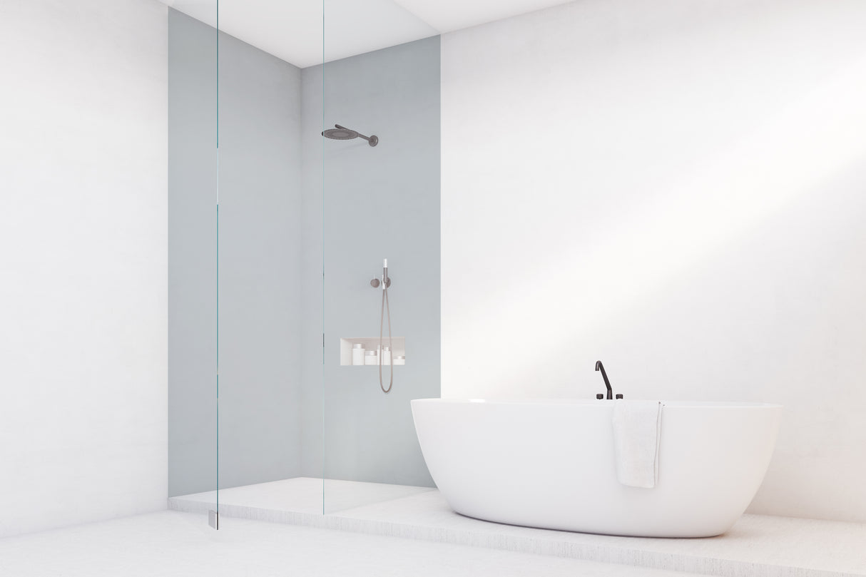 VIPANEL Panneau mural en alu-composite Gris uni finition mat perlée