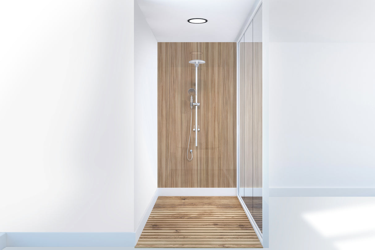 VIPANEL Panneau mural en alu-composite aspect bois Peuplier finition brillant