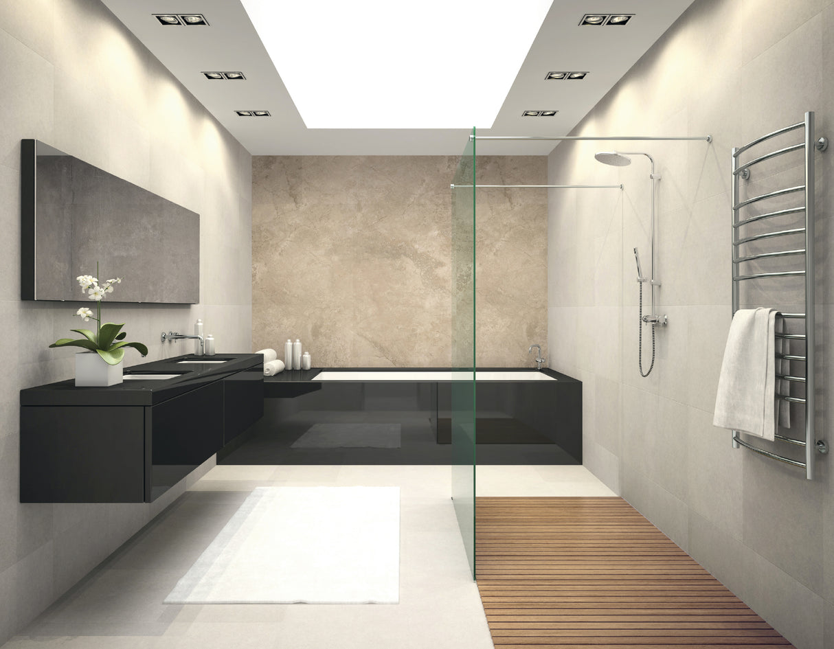 VIPANEL Panneau mural en alu-composite aspect marbre Beige finition mat perlée