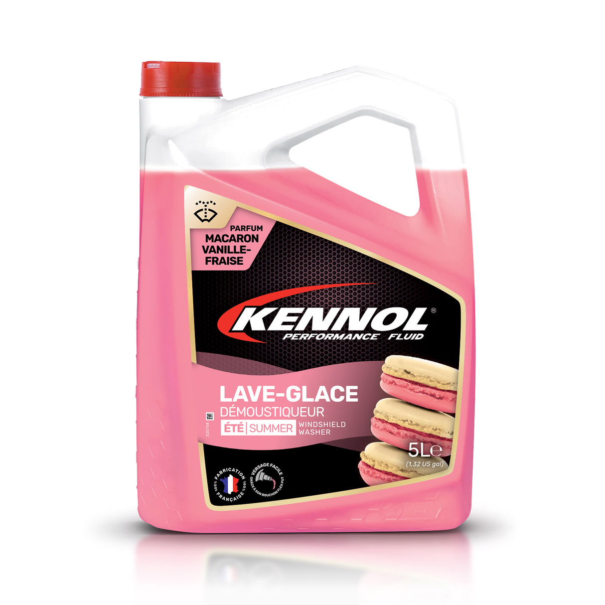 KENNOL Lave-glace DÉMOUSTIQUEUR MACARON VANILLE/FRAISE