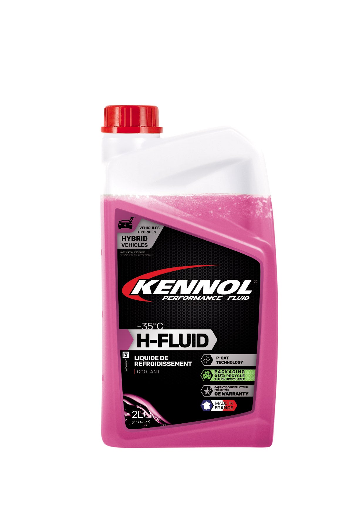 KENNOL Liquide de refroidissement véhicules hybrides H-FLUID -35°C