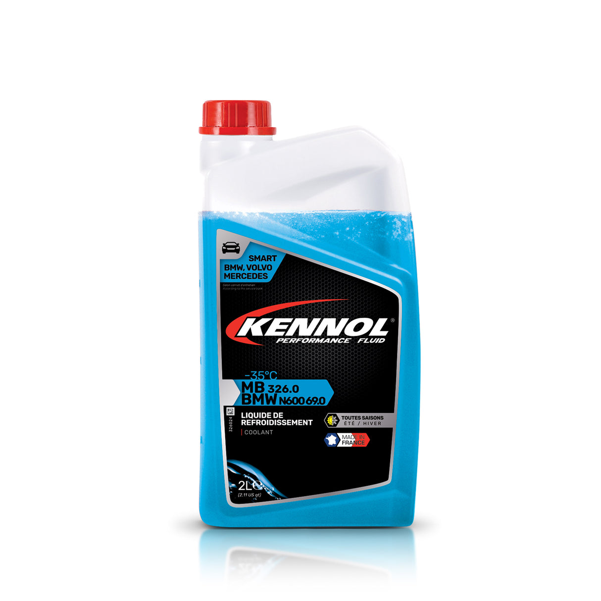 KENNOL Liquide de refroidissement -35°C (Mercedes, BMW, Volvo, Smart)
