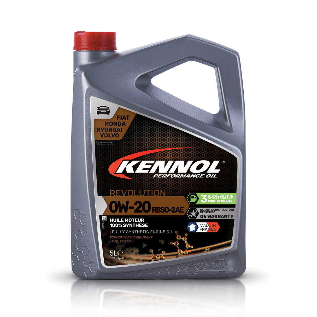 KENNOL Huile moteur REVOLUTION 0W-20 RBSO-2AE