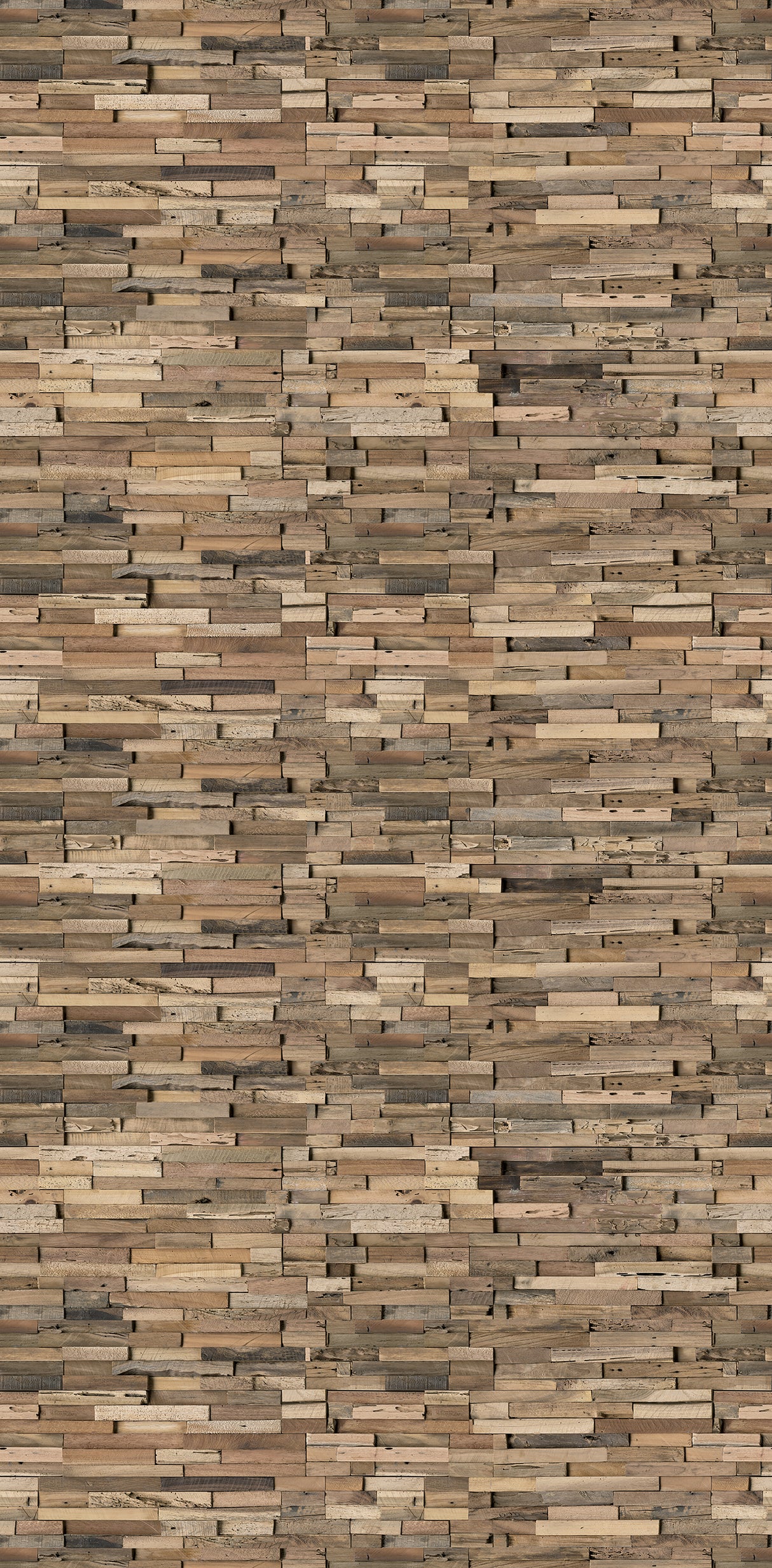 VIPANEL Panneau mural en alu-composite aspect bois coloris Acajou finition mat perlée