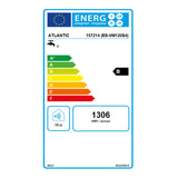 ATLANTIC Chauffe-eau plat vertical mural LINEO connecté blanc