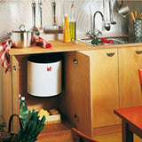 ATLANTIC Chauffe-eau mono compact sous évier blanc BLINDE 15L