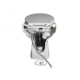 Cuvette WC compacte Sanicompact 43 Eco+ SFA avec broyeur intégré, design moderne et fonction écologique.