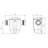Neutraliseur Sanineutral Mini SFA pour gaz avec capacité de 25Kw, neutralise les condensats dans le système.