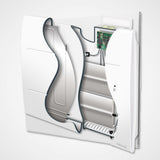 Radiateur ATLANTIC pilotage intelligent connecté Horizontal Blanc ONIRIS