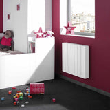 Radiateur électrique chaleur douce ACCESSIO Digital 2 horizontal blanc