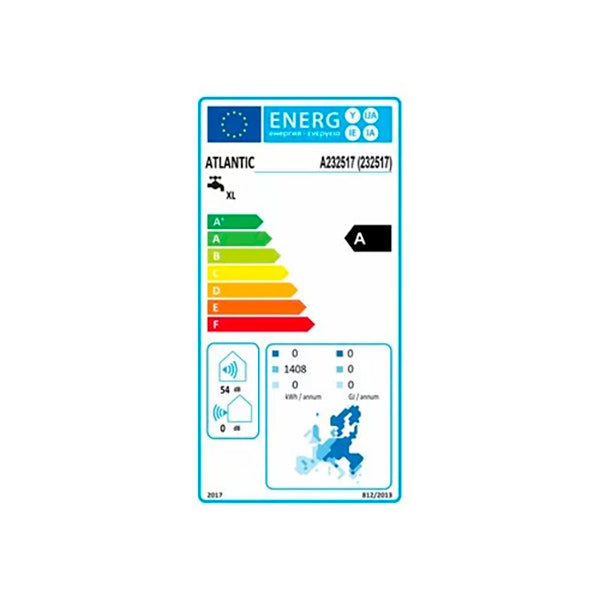 Chauffe-eau ATLANTIC thermodynamique Vertical sur socle EGEO 250L