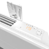 Radiateur ATLANTIC Rayonnant Digital Horizontal Blanc SOLIUS 750W - Mister PRO