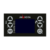 Invicta Poêle à granulés acier Lodi 8 noir Wi-Fi flamme verte étanche (30 à 100m²) - 8kw - Mister PRO