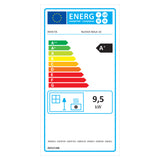Invicta Poêle à granulés acier Nola 10 noir flamme verte (35 à 120m²) - 9,5kw - Mister PRO