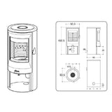 Invicta Poêle à bois Neosen Raccordable plus - 6kw - Mister PRO