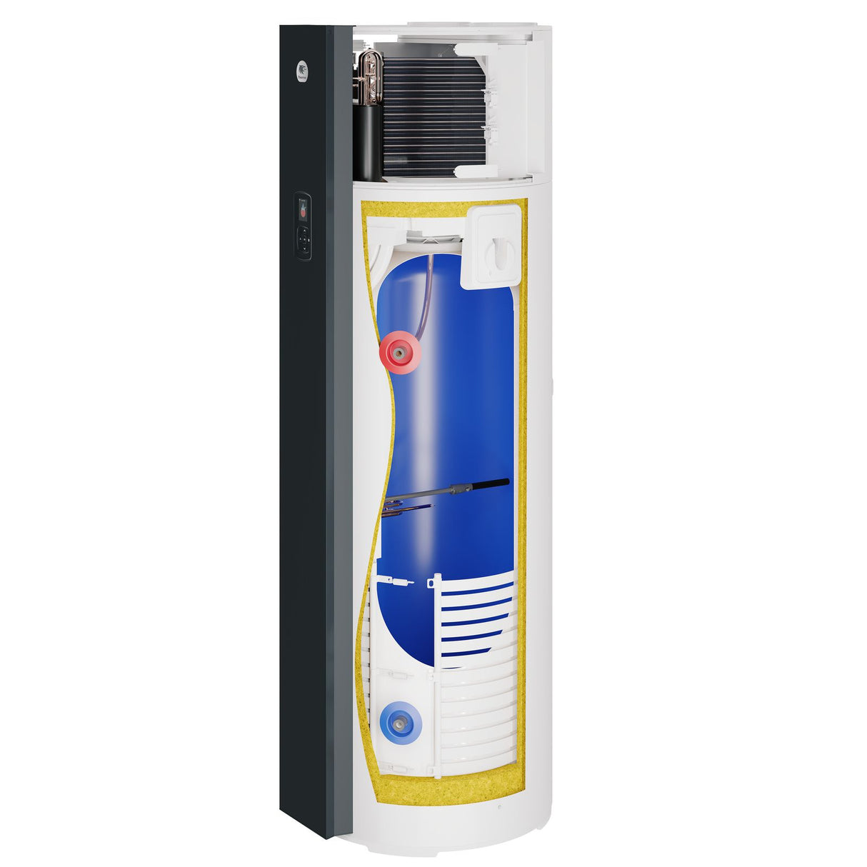 THERMOR Chauffe-eau thermodynamique AEROMAX 6 vertical sur socle blanc