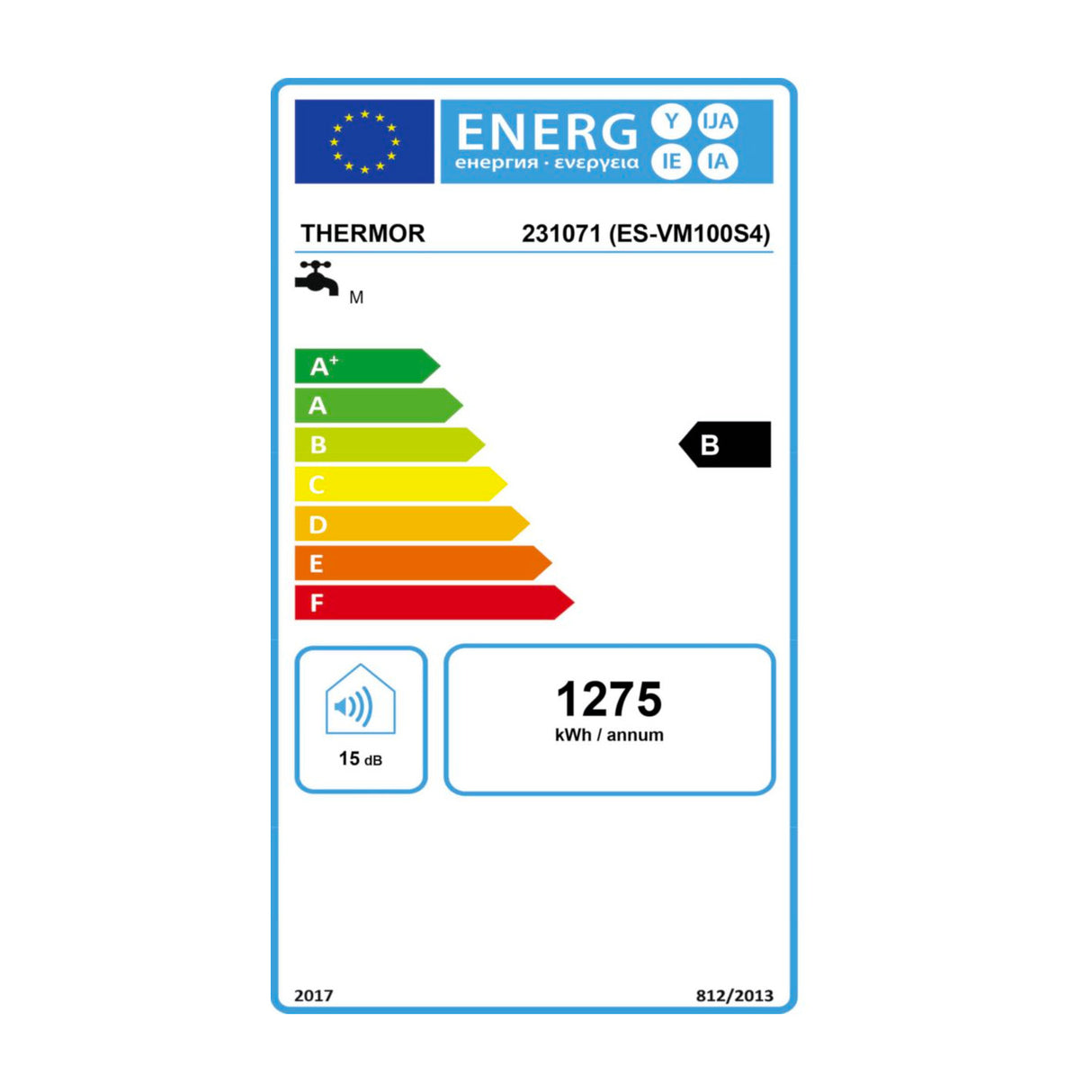THERMOR Chauffe-eau plat MALICIO 3 vertical mural blanc