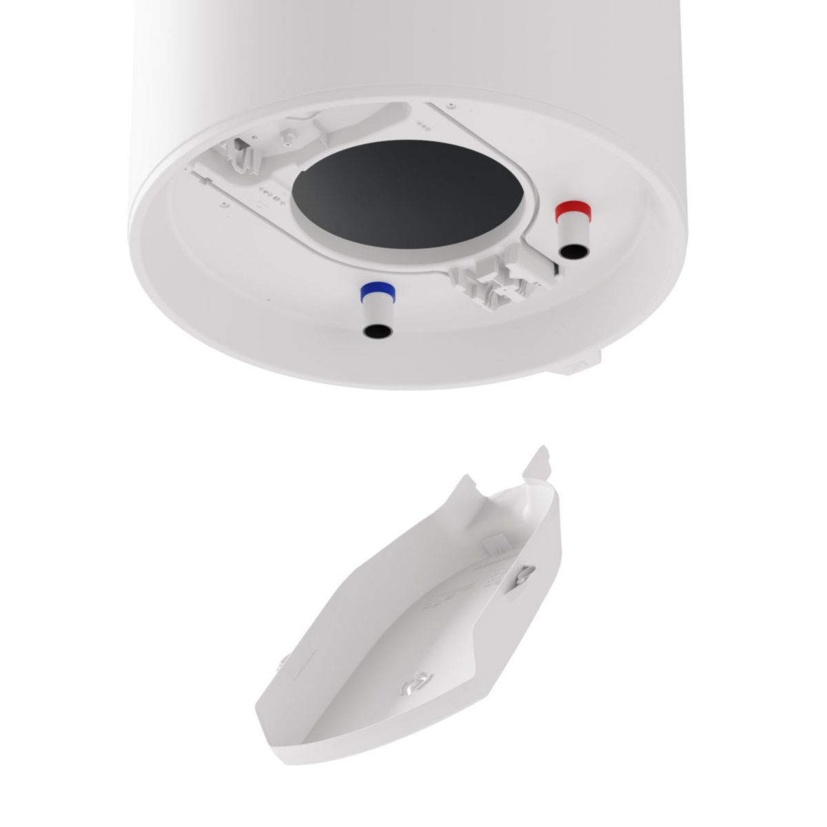 THERMOR Chauffe-eau Ø570 ACI hybride vertical mural mono DURALIS blanc