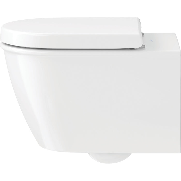 Duravit Abattant WC Starck 2/Darling, couvercle de toilette en thermoplastique, charnières en acier inoxydable, Blanc