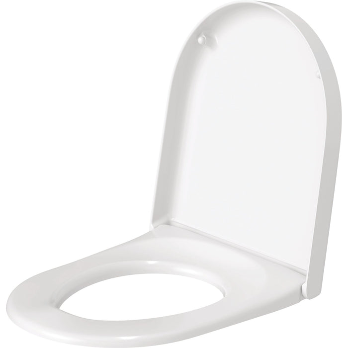 Duravit Abattant WC Starck 2/Darling, couvercle de toilette en thermoplastique, charnières en acier inoxydable, Blanc