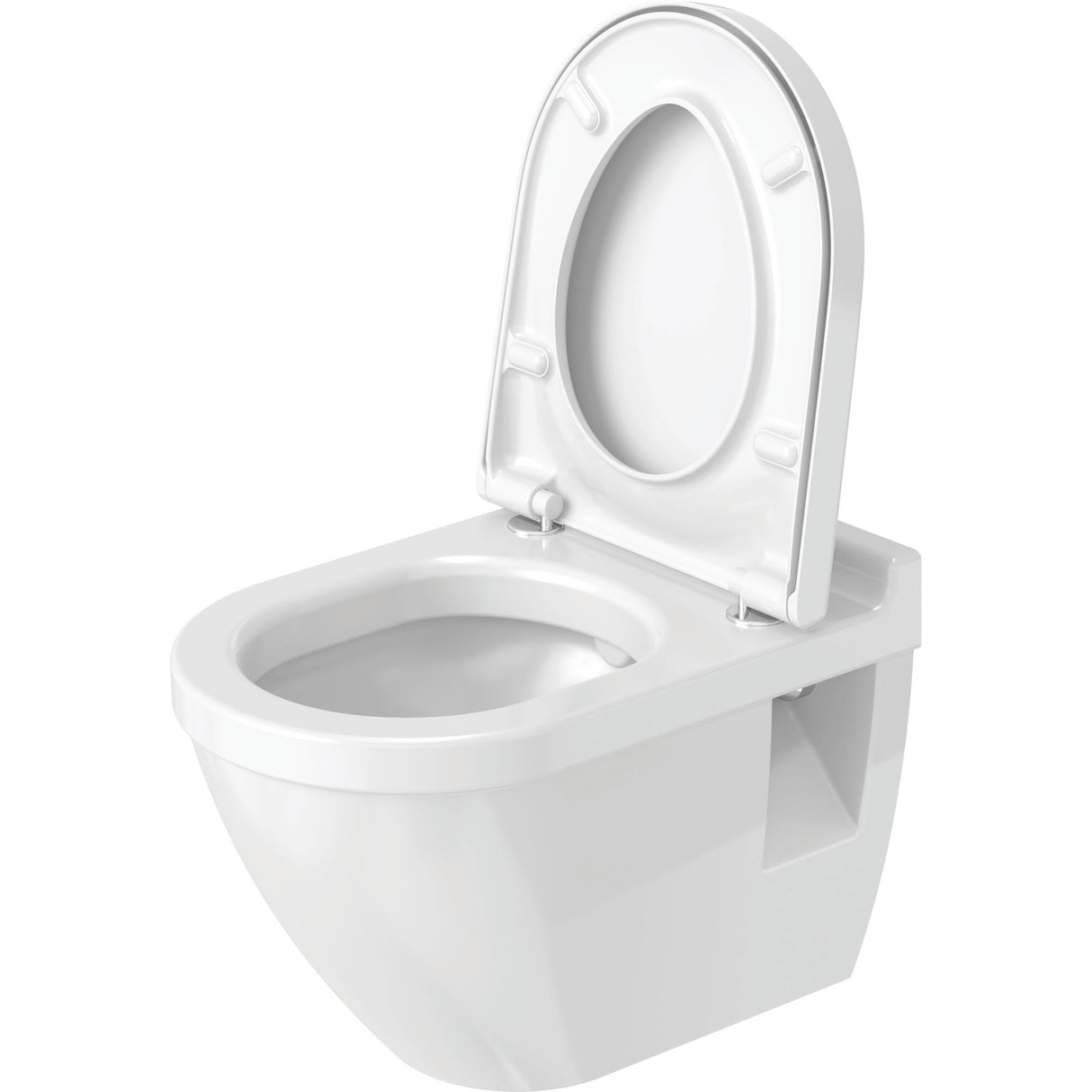 Toilette suspendue blanche Grohe, céramique sanitaire design moderne.