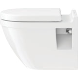 Toilette suspendue blanche Grohe avec abattant fermé, design moderne