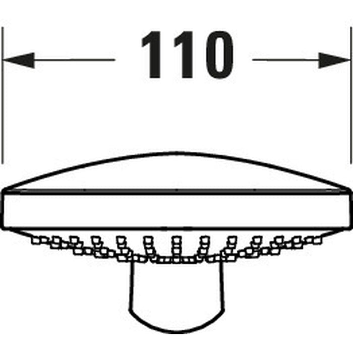 Duravit Douchette MinusFlow 3 jets diamètre 110 mm