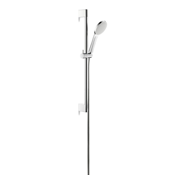 Duravit Set de douche, barre 700 mm, flexible, douchette 1 jet diamètre 110 mm