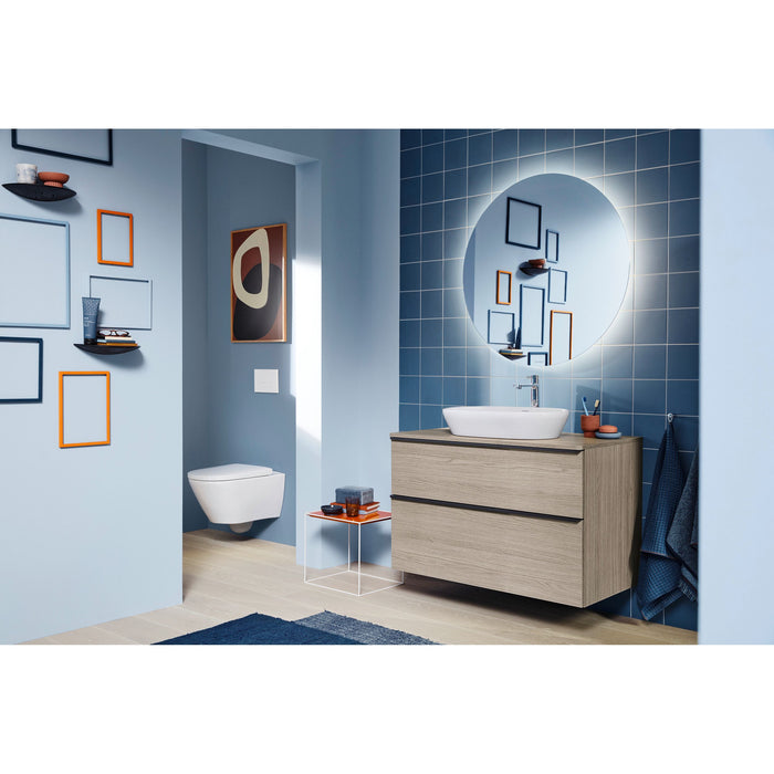 Duravit Pack WC suspendu D-Neo - cuvette Rimeless fixation invisible + abattant frein de chute - Blanc