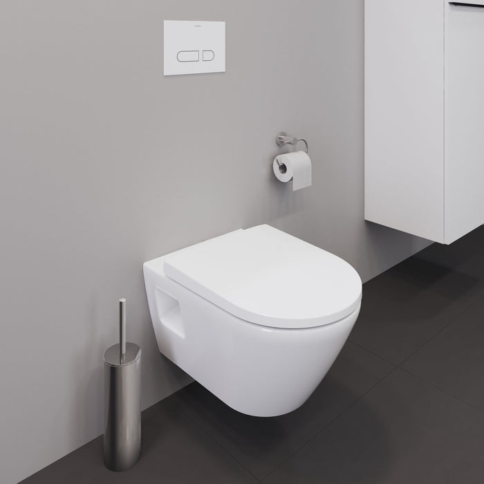 Duravit Pack WC suspendu D-Neo - cuvette Rimeless + abattant frein de chute - Blanc