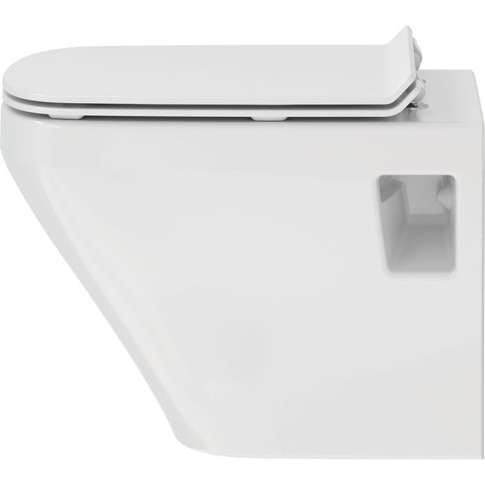 Pack WC suspendu Duravit DuraStyle - cuvette Rimless Compact + abattant frein de chute