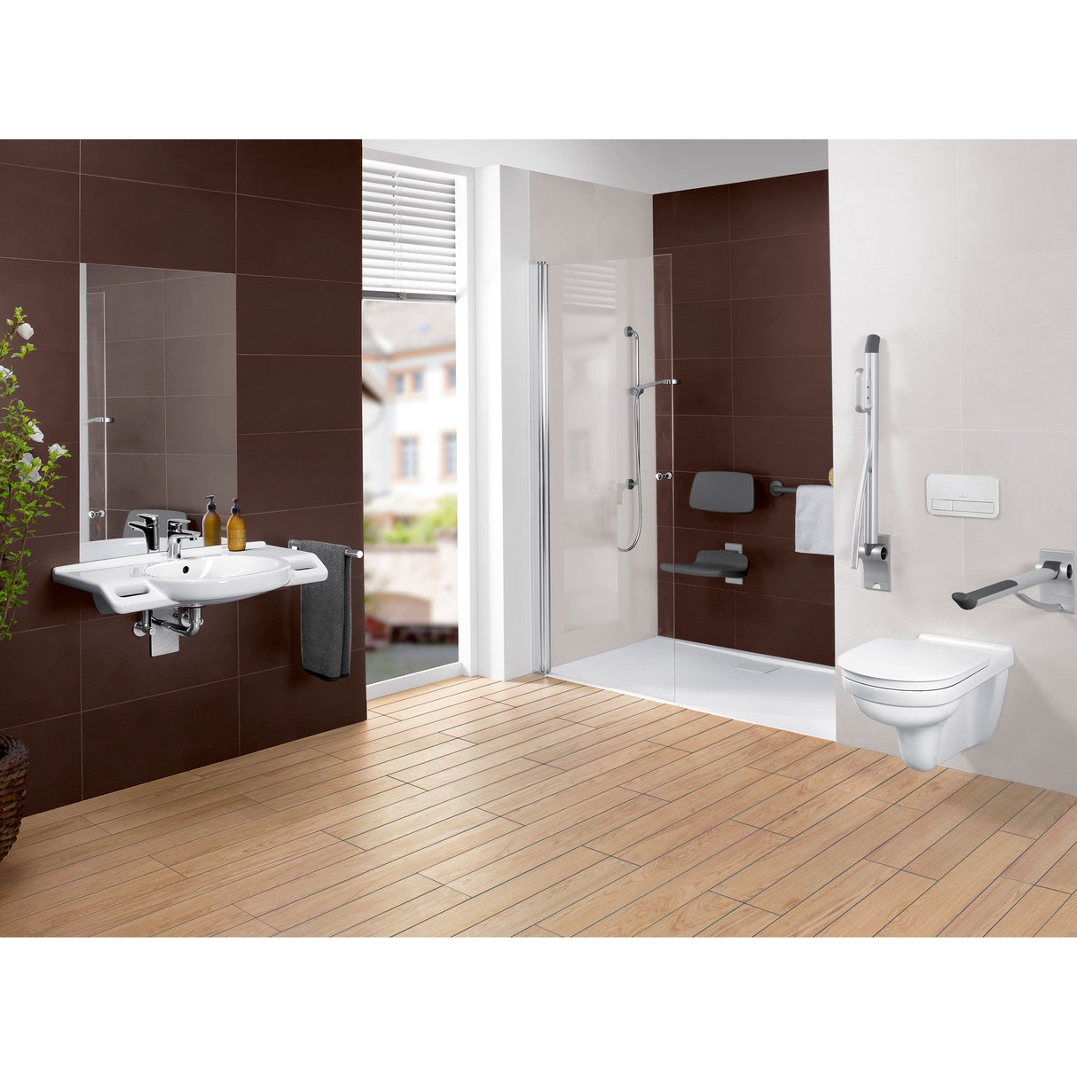VILLEROY & BOCH Cuvette suspendue PMR sans abattant ViCare 4601R001