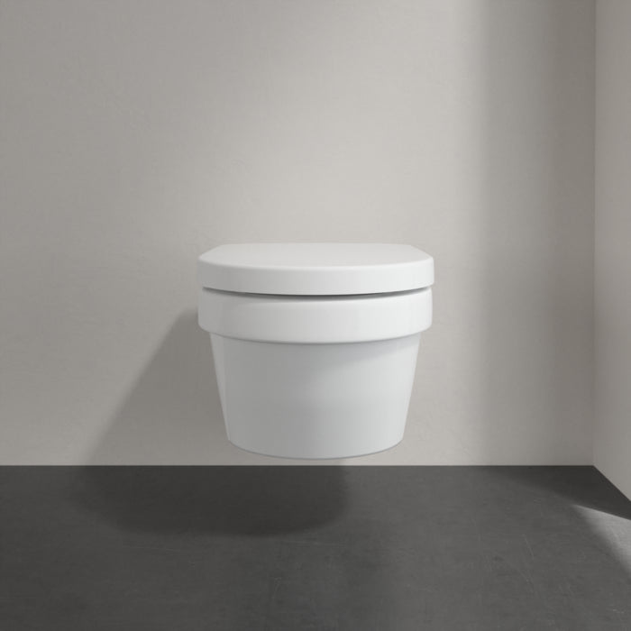 Villeroy & Boch Architectura, Combipack Cuvette suspendue à fond creux sans bride, avec abattant frein de chute