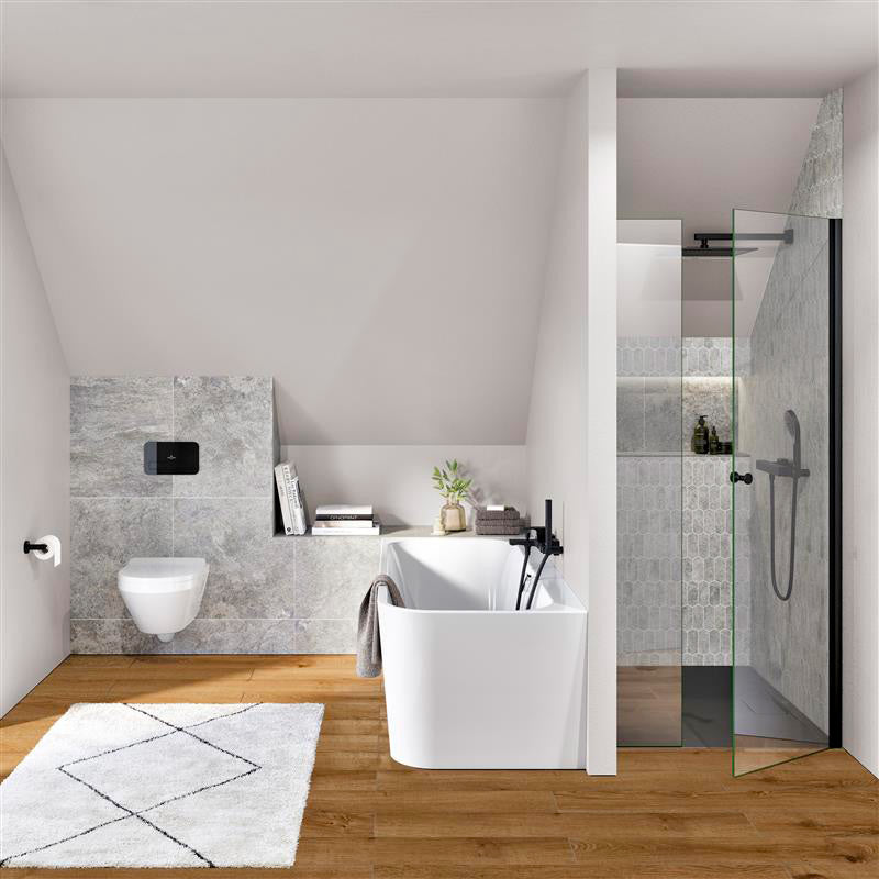 VILLEROY & BOCH Baignoire murale Architectura pour installation en angle à gauche