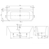 VILLEROY & BOCH Baignoire murale Architectura