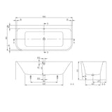 VILLEROY & BOCH Baignoire murale Architectura