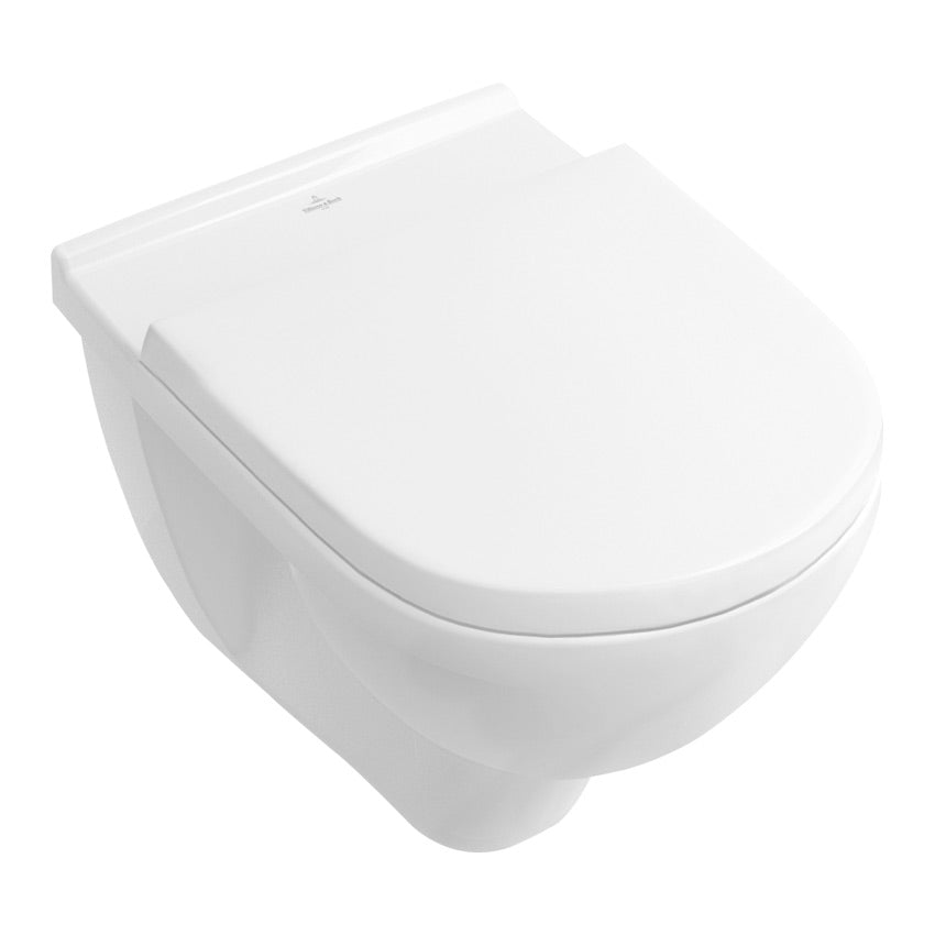 VILLEROY & BOCH Bâti-support sol-mur avec plaque de déclenchement et Cuvette suspendue O.Novo