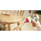 UHU Colle à bois express -  Plus forte que le bois, résistante à l'humidité, D2, sans solvants, embout de précision, transparente, biberon 250g