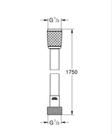 GROHE Flexible de douche 1,75m VitalioFlex Trend 28742002