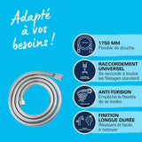 GROHE Flexible de douche 1,75m VitalioFlex Trend 28742002