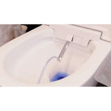 Pack WC suspendu lavant et séchant Saniwash sans bride