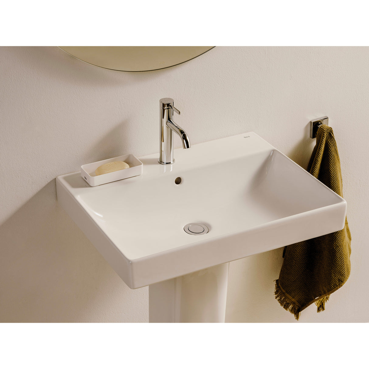 ROCA Mitigeur de lavabo avec vidage clic-clac Ona