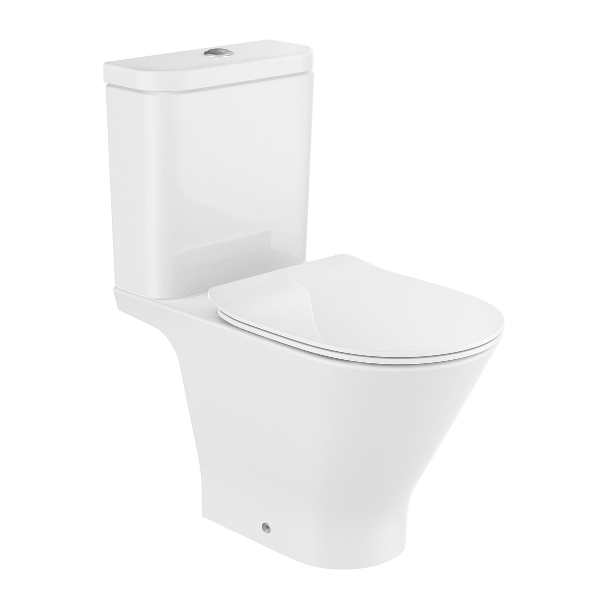 Mister Roca ROCA Pack WC avec réservoir et abattant The Gap Round A34D0N2000 ...