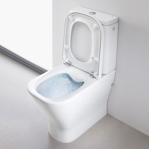 ROCA Pack WC à poser avec réservoir et abattant frein de chute The Gap Square A342526000