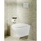 ROCA Cuvette WC suspendue sans bride Optica, système Vortex, abattant frein de chute déclipsable