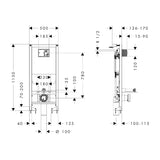 Bâti-support iFrame universel autoportant NF pour WC suspendu