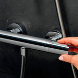 HANSGROHE Set de douche 105 3 jets Pulsify Select S EcoSmart avec barre, flexible et thermostatique Ecostat Fine C3 24242000