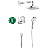 HANSGROHE Pack encastré 180 Croma Select E avec mitigeur thermostatique Ecostat E 27294000